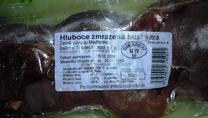 Husí játra na kmíně se slaninou, Husí játra na kmíně se slaninou