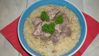 Kedlubnové zelí s hovězím masem / dietní
