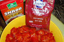 Krůti prsa "Tandoori masala" s petrželovou omáčkou