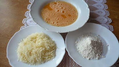 Kuře v sýrovém těstíčku na šlehačce, Suroviny na těstíčko