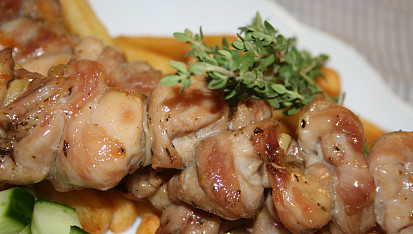 Kuřecí souvlaki
