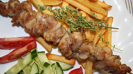 Kuřecí souvlaki