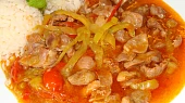 Kuřecí žaludky na zelenině, Kuřecí žaludky na zelenině