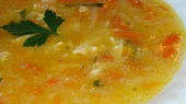 Kvasnicová s krupkami s vejcem