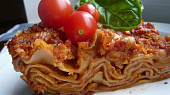Lasagne se sójovým masem