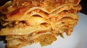 Lasagne se sójovým masem