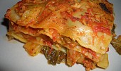 Lasagne se sójovým masem