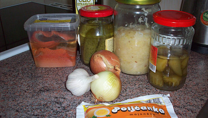 Opilcův salát, ingredience