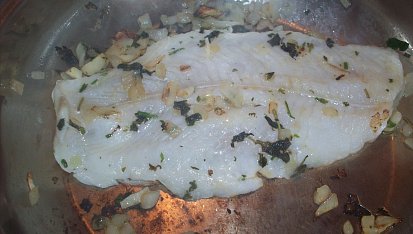 Pangasius na řecký způsob