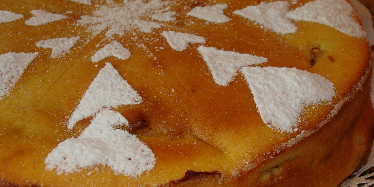 Pěnový jablečný koláč (Detail)