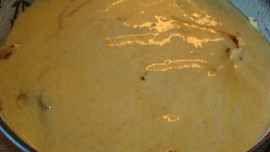 Pěnový jablečný koláč