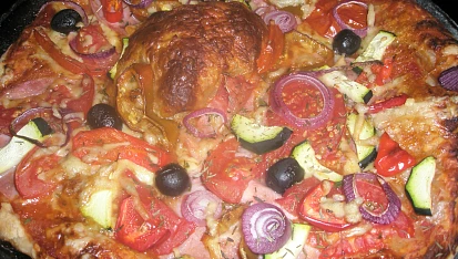 Pizza z listového těsta