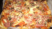 Pizza z listového těsta