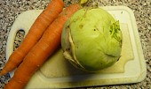Polévka z pečených krůtích krků (zeleninka)