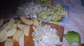 Pórková polévka s cizrnou, suroviny...