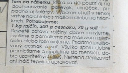 Rajčatová pomazánka