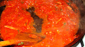 Rajčatovo-těstovinová večeře-rychlá, Po vydušení