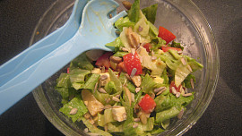 Salát s mozzarellou