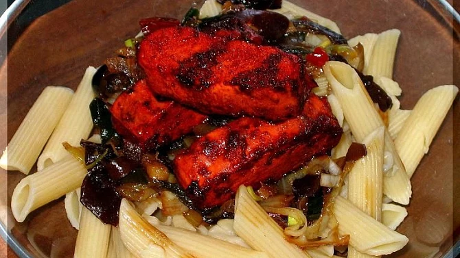 Šmakoun tandoori se zeleninovou směsí