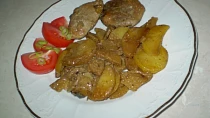 Smetanové maso s houbami