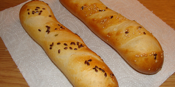 Tatarkové bagetky pre Katarínku (Malé bagetky)