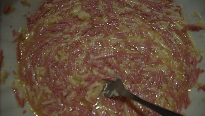 Toastíky obalované v šunce a sýru-rychlá večeře, směs