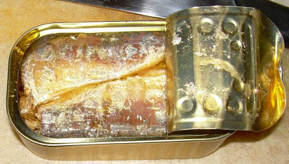 Tvarohová rybičková pomazánka, sardinky
