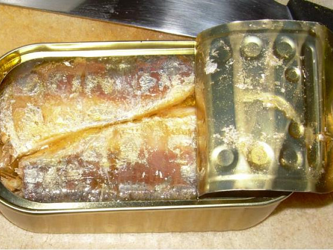 Tvarohová rybičková pomazánka, sardinky