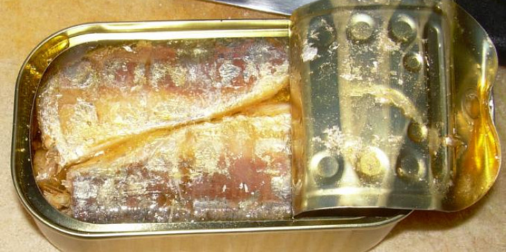 Tvarohová rybičková pomazánka (sardinky)