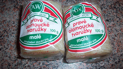 Vařený sýr z tvarůžek, použila jsem tyhle tvarůžky 100g
