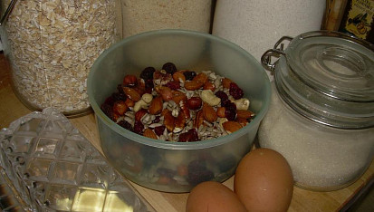Velmi zdravé oříškové sušenky, Ingredience