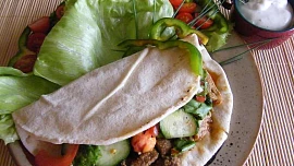 Vepřový gyros v pitě