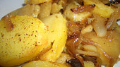 Zapečené brambory s patizonem