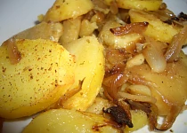 Zapečené brambory s patizonem