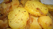 Zapečené brambory s patizonem