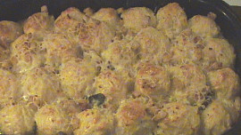 Zapečené knedlíčky s mangoldem