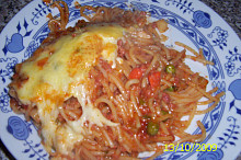 zapékané špagety