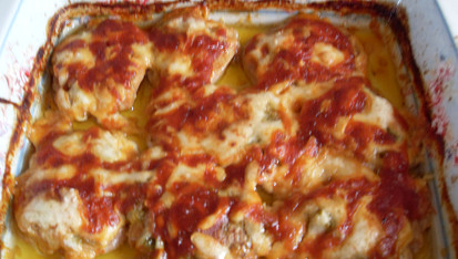Žebrácký řízek, upečeno