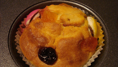 Banánové muffiny s čokoládou, skvělé