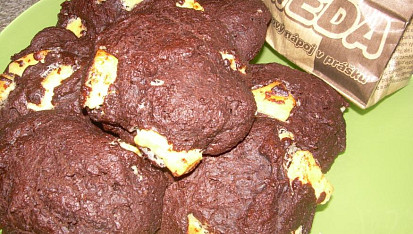 Black & white cookies, a ještě hrnek kakaa...