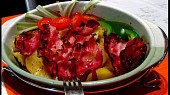 Brambory se slaninou