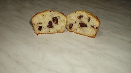 Čokoládovo-banánové muffiny