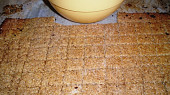 Domácí müsli Cini Minis (POKUS Č.2- po vytažení z trouby)