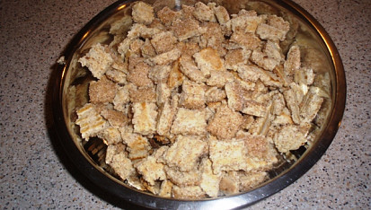 Domácí müsli Cini Minis, POKUS Č.2- hotovo (cini minis z necelé dávky- po ochutnávání) :)