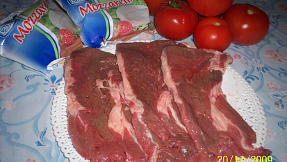 Hovezi platky "pizzaiola"