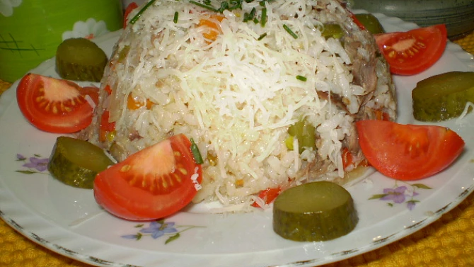 Kachní rizoto se zeleninou, Kachní risoto se zeleninou