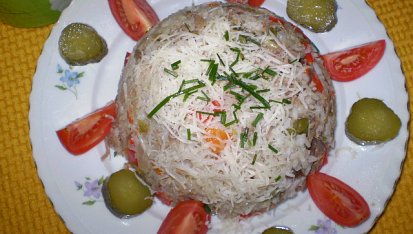 Kachní rizoto se zeleninou, kachní risoto se zeleninou
