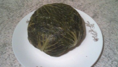 Kapustový – kelový  bochník, Pred porcovaním