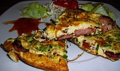 Klobásovo-šunková omeleta (Klobásovo-šunková omeleta)
