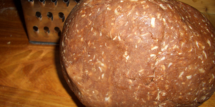 Kokosovo tvarohový koláč - strouhaný (hotové těsto)